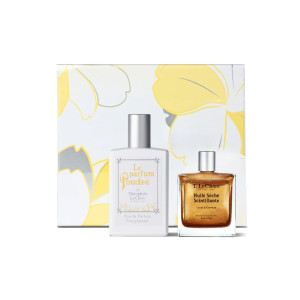 Das Parfum Poudré Frangipanier Set - Trockenes Öl + Eau de Parfum Das Parfum Poudré Frangipanier Set - Trockenes Öl + Eau de Parfum